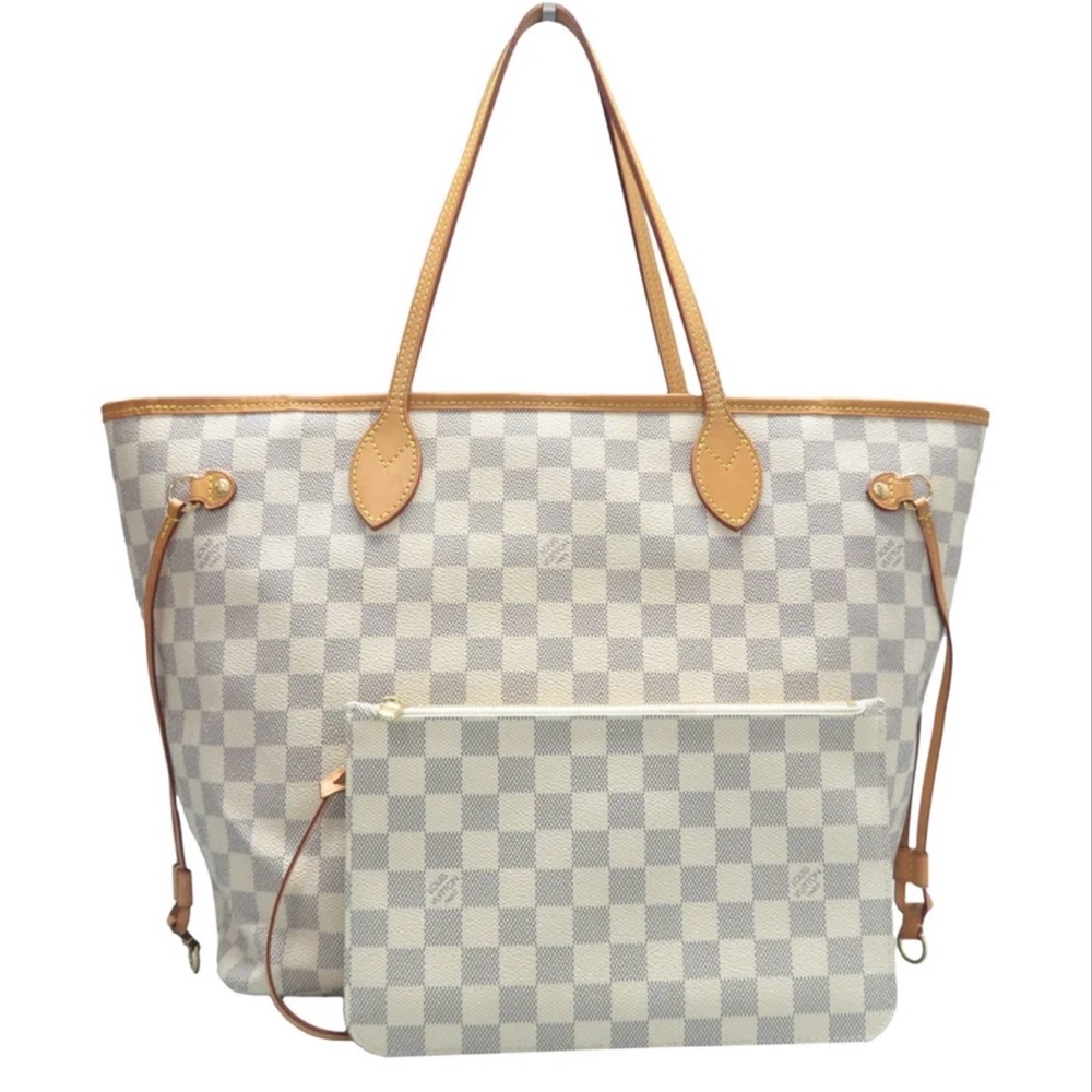 Louis Vuitton Neverfull leather handbag
